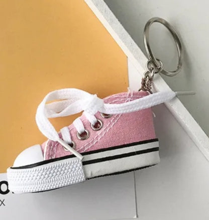 Chuck Mini Canvas Sneaker keychain