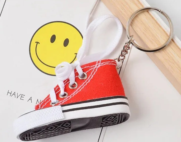 Chuck Mini Canvas Sneaker keychain