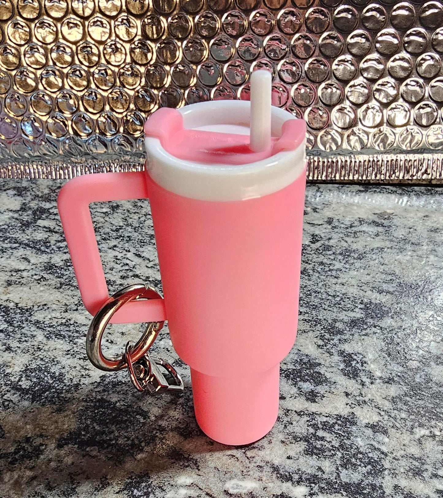 Mini Stanly ChapStick holder key chain