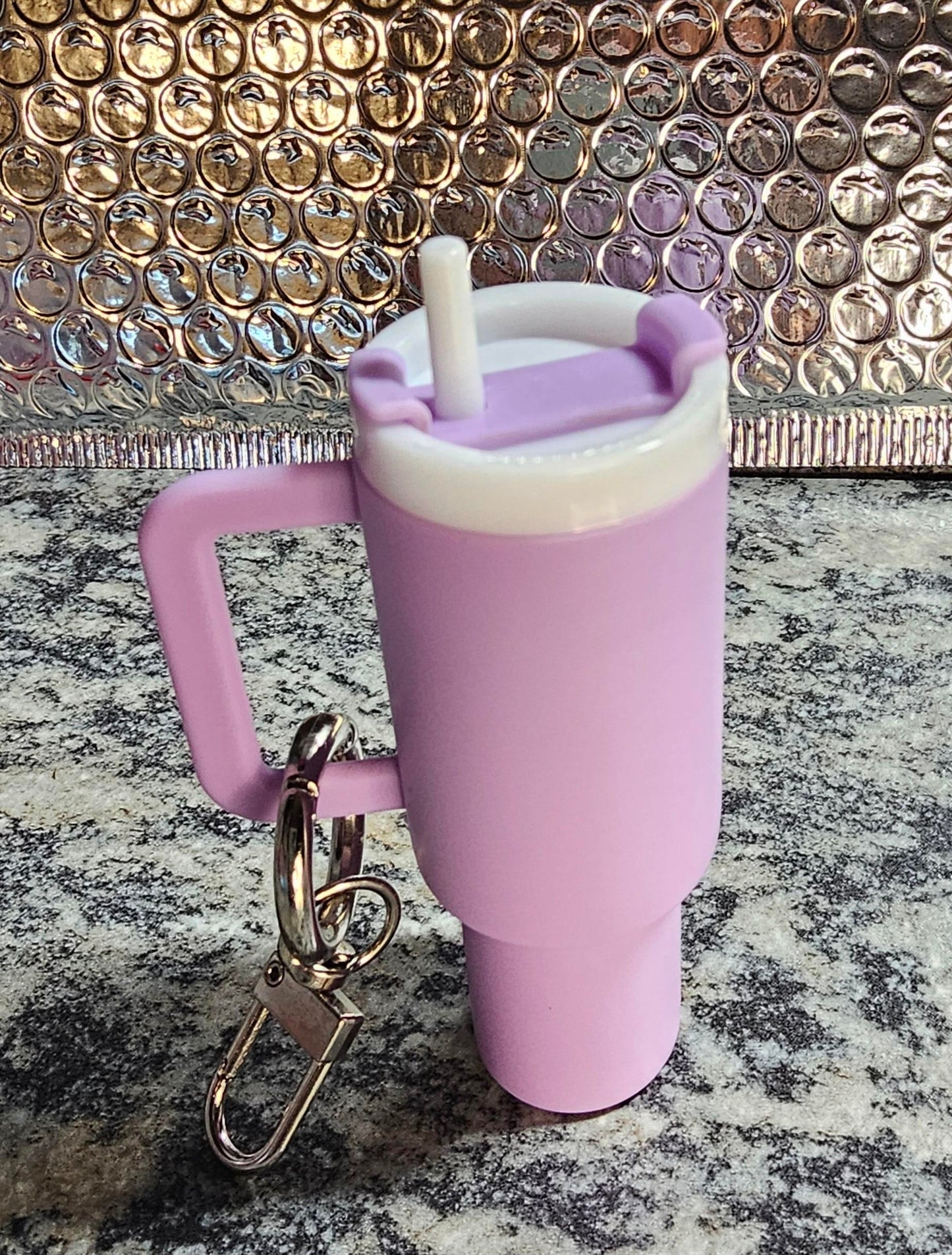 Mini Stanly ChapStick holder key chain