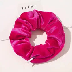 Hair confidential scrunchie with zipper pouch