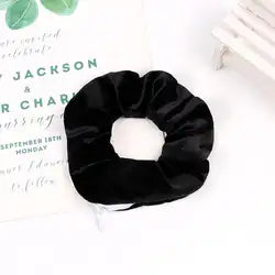 Hair confidential scrunchie with zipper pouch